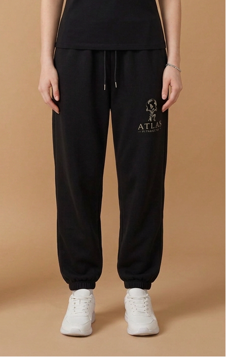 Atlas Fitness Co. unisex Cotton-Poly Drawstring Jogger Sweatpants (S–XL)
