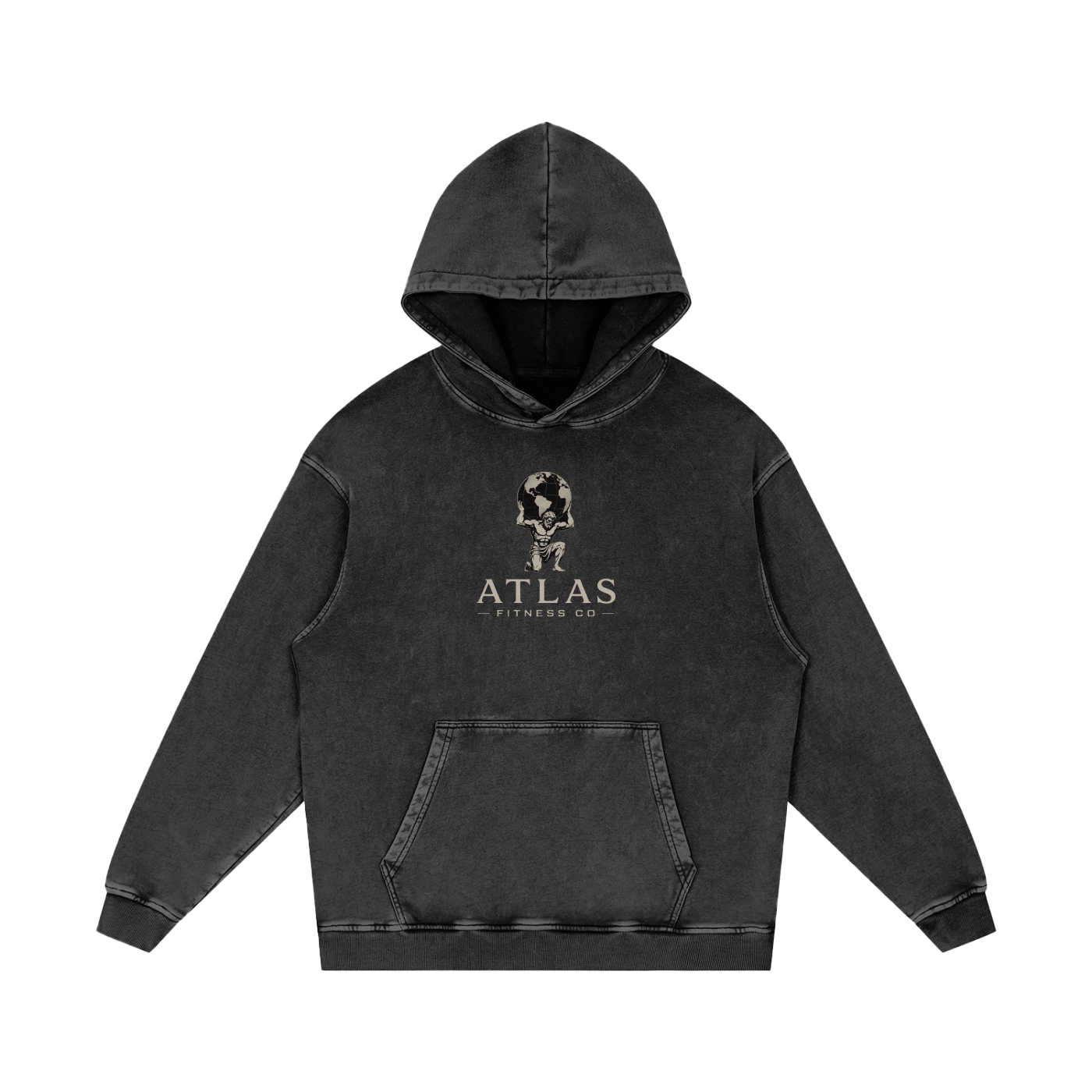 Atlas Fitness Co. Unisex Heavyweight Cotton Pullover Hoodie (S–3XL)