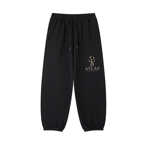 Atlas Fitness Co. unisex Cotton-Poly Drawstring Jogger Sweatpants (S–XL)