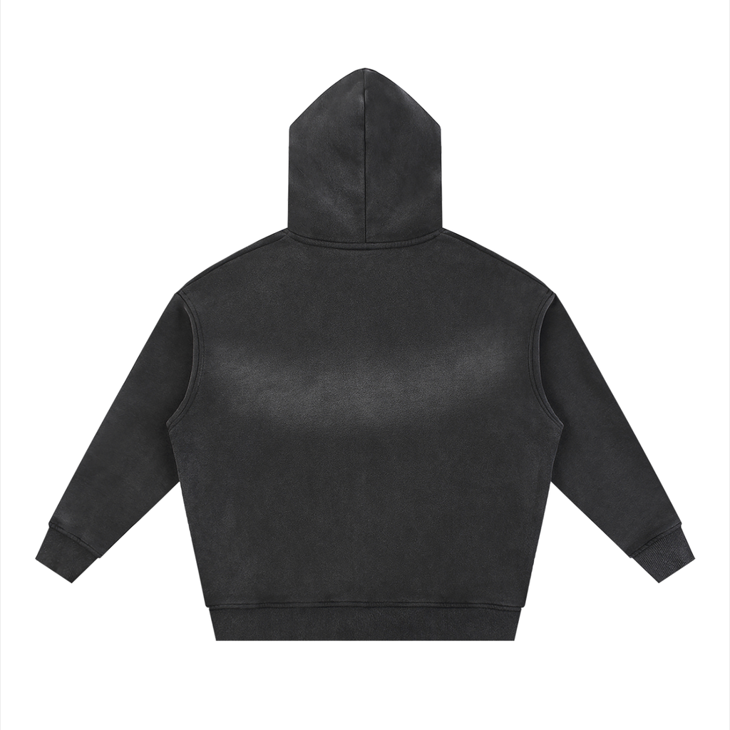 Atlas Fitness Co. Unisex Cotton-Poly Sunfade Full-Zip Drop-Shoulder Hoodie (S–2XL)