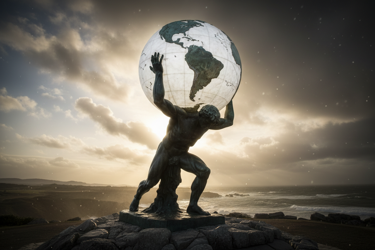 Atlas Statue