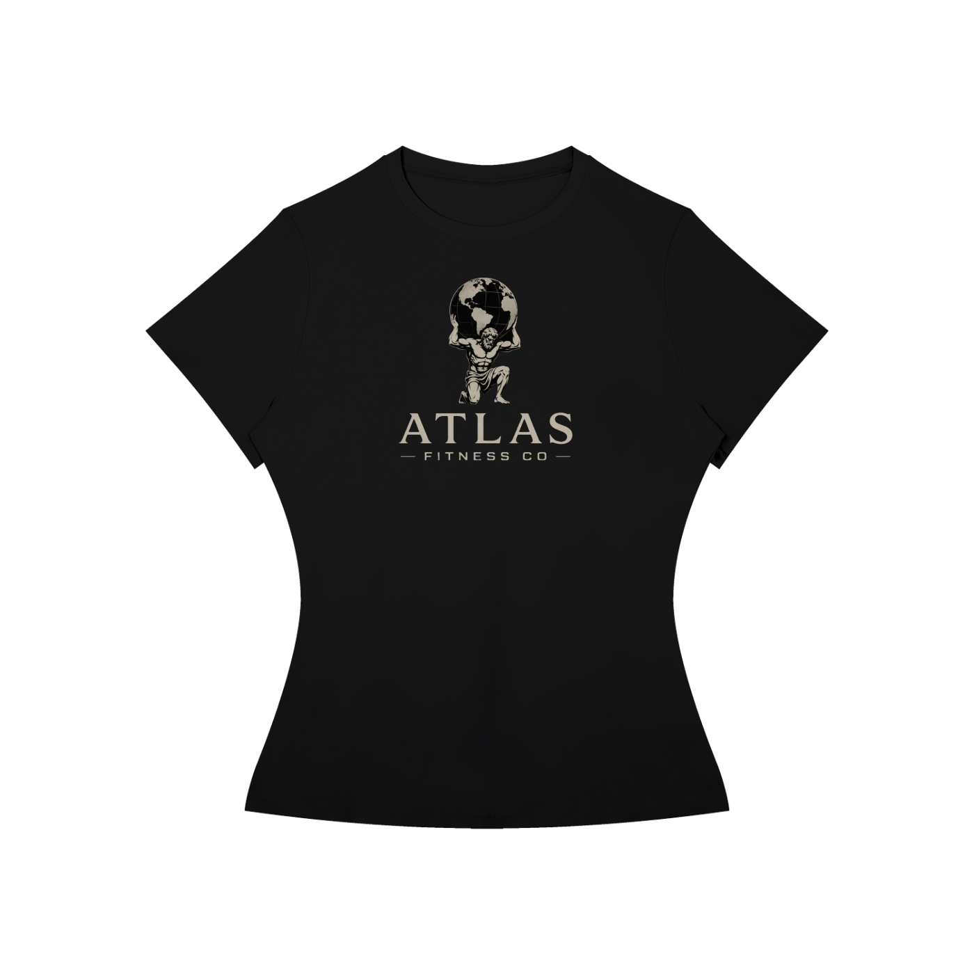 Atlas Fitness Co. Women's Slim Fit Cotton T-Shirt (S–2XL)